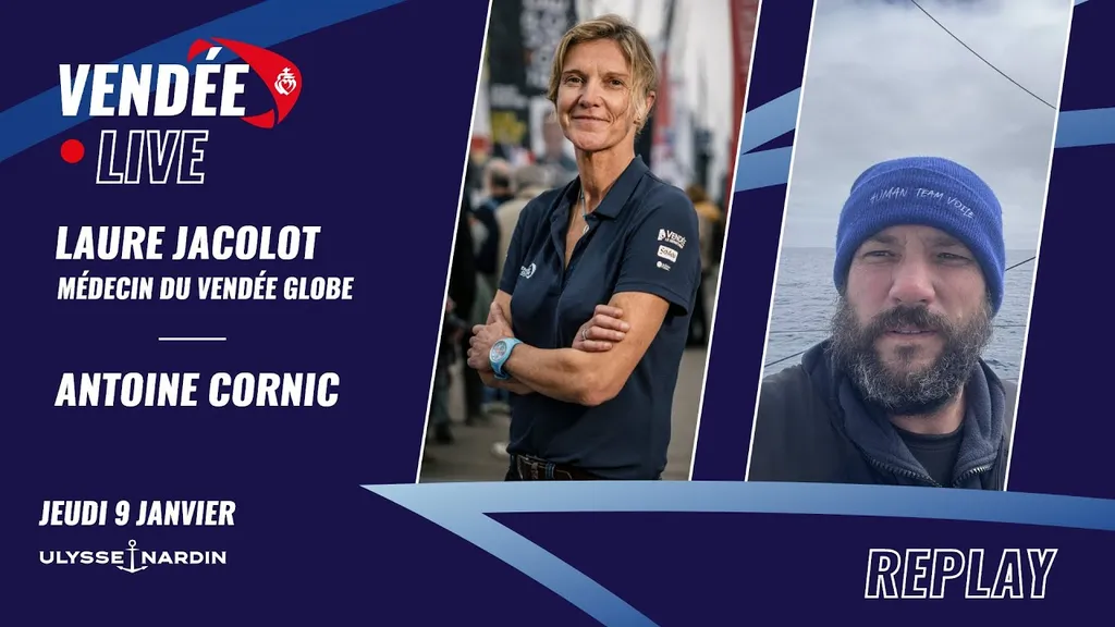 Jeudi 9 janvier Vendée Live Vendée Globe 2024